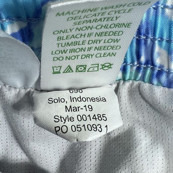 Lilly Pulitzer Womens XXS Blue Multicolored Luxletic Ocean Trail Short 001485 - Picture 10 of 11